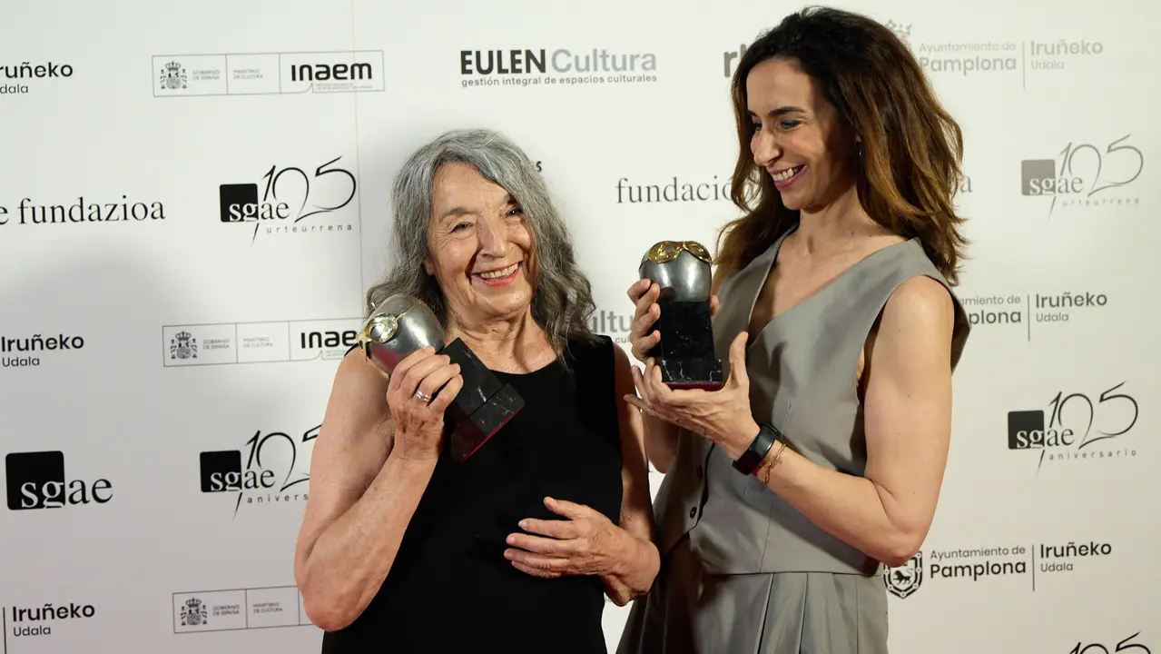 Premiados en la XXVIII edición de los Premios Max de las Artes Escénicas que este año se ha celebrado en el Teatro Gayarre de Pamplona. IÑIGO ALZUGARAY