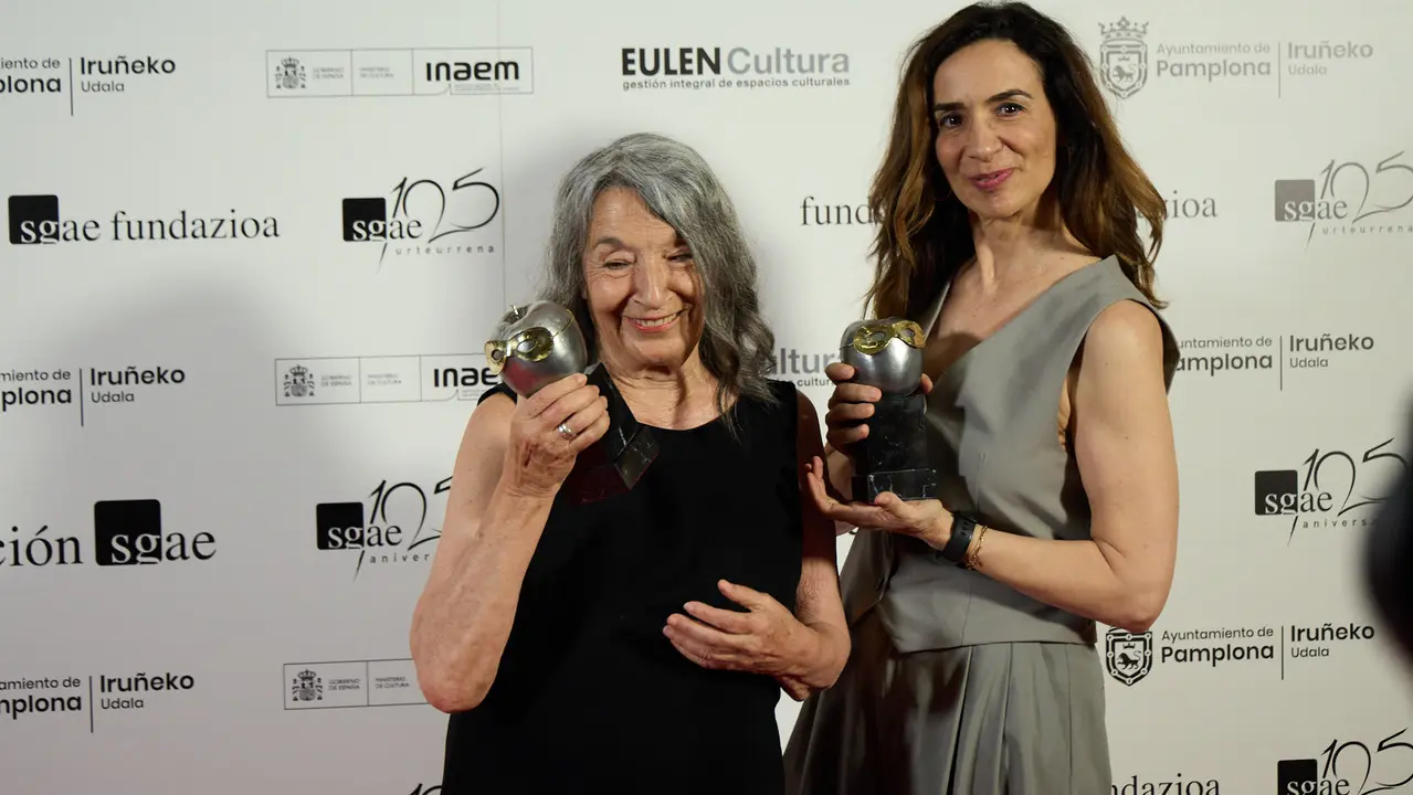 Premiados en la XXVIII edición de los Premios Max de las Artes Escénicas que este año se ha celebrado en el Teatro Gayarre de Pamplona. IÑIGO ALZUGARAY
