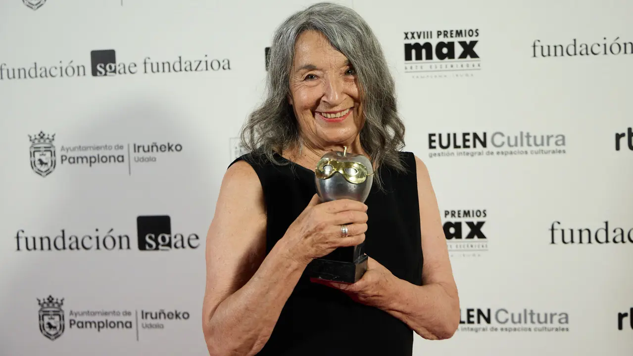 Premiados en la XXVIII edición de los Premios Max de las Artes Escénicas que este año se ha celebrado en el Teatro Gayarre de Pamplona. IÑIGO ALZUGARAY