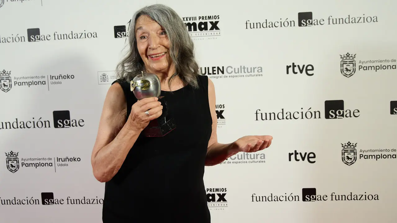 Premiados en la XXVIII edición de los Premios Max de las Artes Escénicas que este año se ha celebrado en el Teatro Gayarre de Pamplona. IÑIGO ALZUGARAY