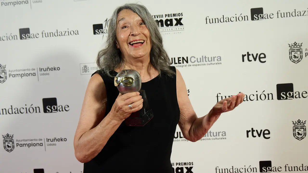 Premiados en la XXVIII edición de los Premios Max de las Artes Escénicas que este año se ha celebrado en el Teatro Gayarre de Pamplona. IÑIGO ALZUGARAY