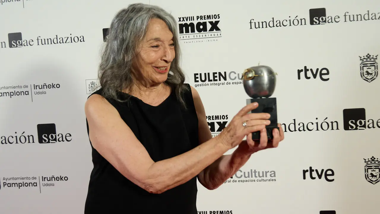 Premiados en la XXVIII edición de los Premios Max de las Artes Escénicas que este año se ha celebrado en el Teatro Gayarre de Pamplona. IÑIGO ALZUGARAY