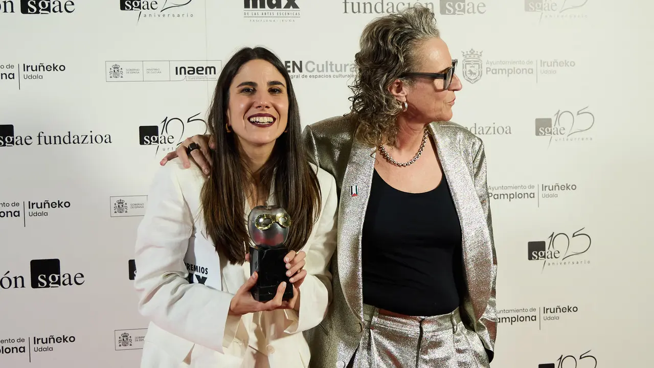 Premiados en la XXVIII edición de los Premios Max de las Artes Escénicas que este año se ha celebrado en el Teatro Gayarre de Pamplona. IÑIGO ALZUGARAY