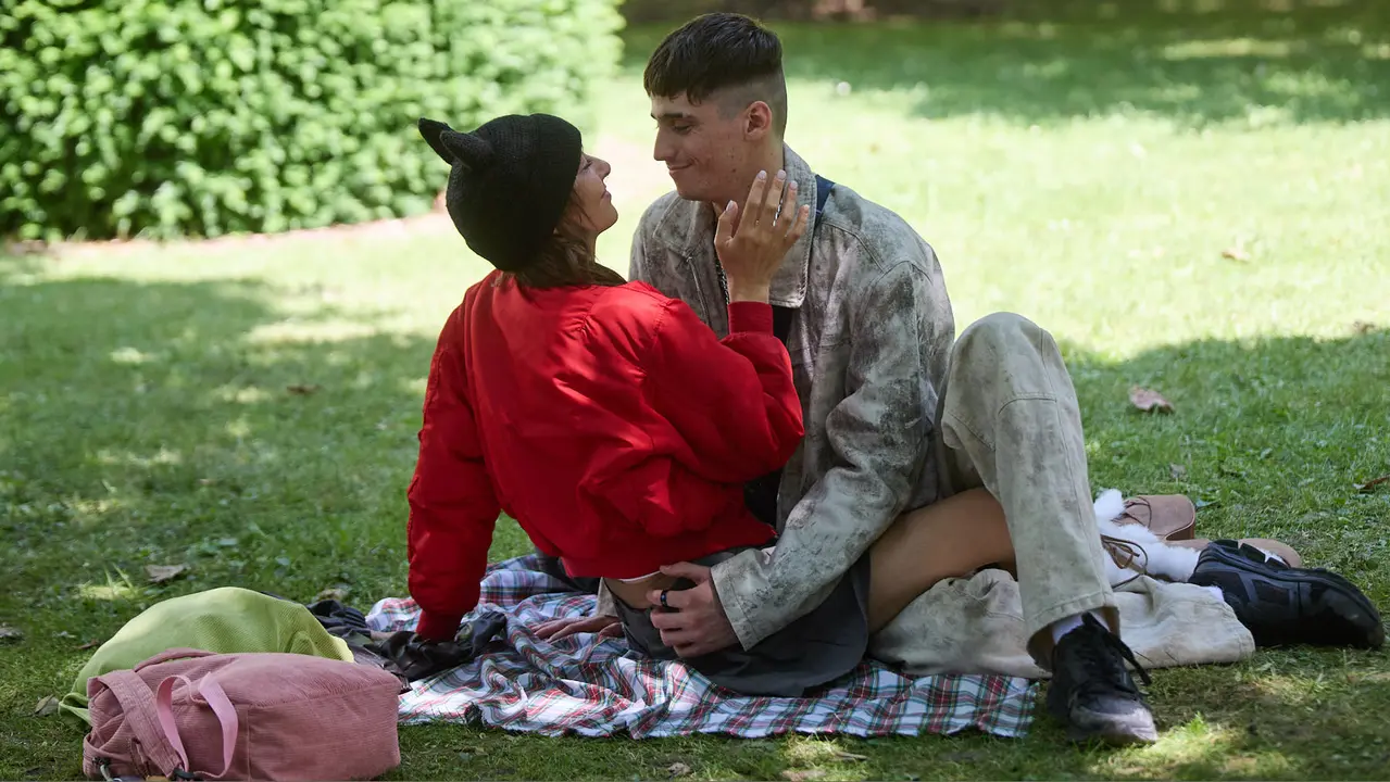 Rodaje en la UPNA de la serie 'Millennial Mal' creada por Lorena Iglesias y Andrea Jaurrieta para Filmin. IÑIGO ALZUGARAY