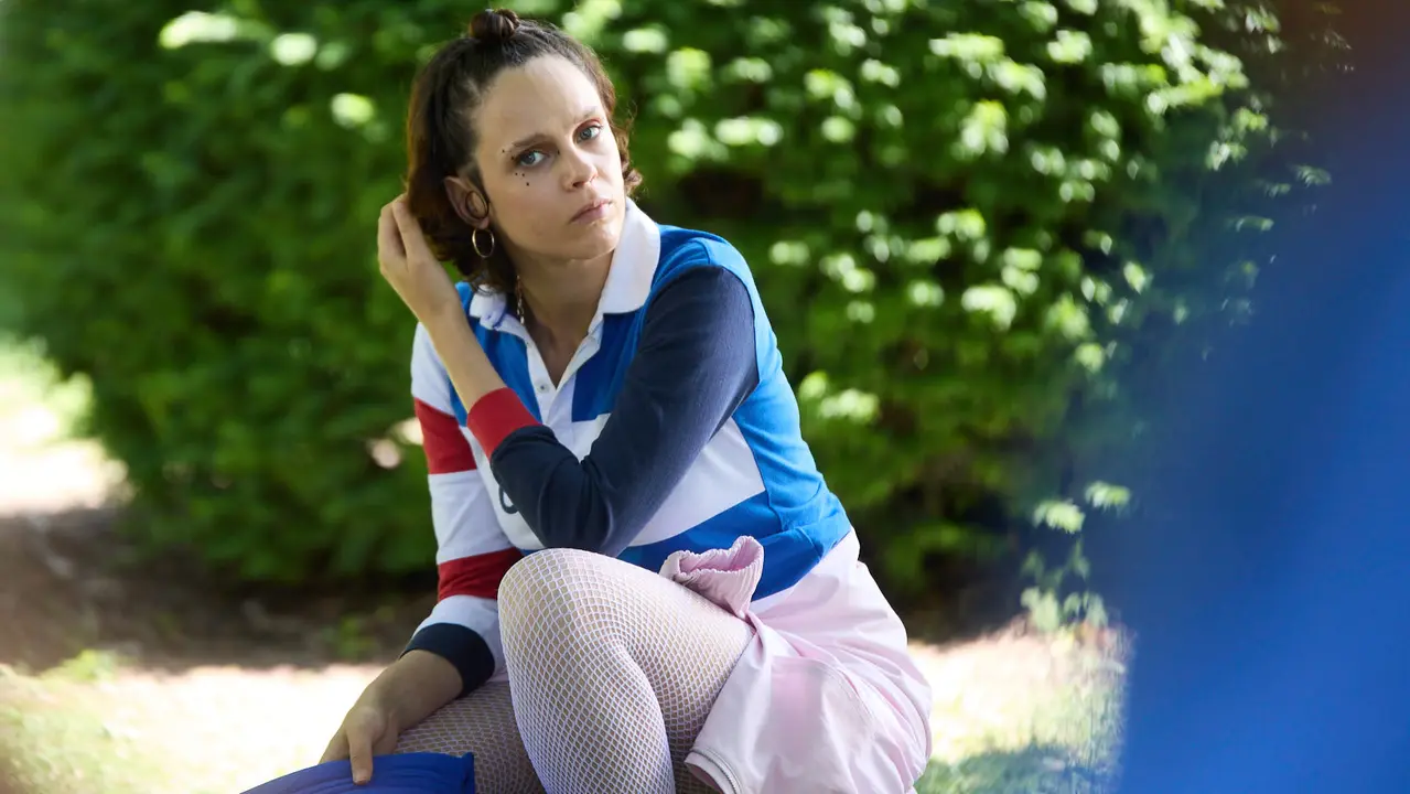 Rodaje en la UPNA de la serie 'Millennial Mal' creada por Lorena Iglesias y Andrea Jaurrieta para Filmin. IÑIGO ALZUGARAY