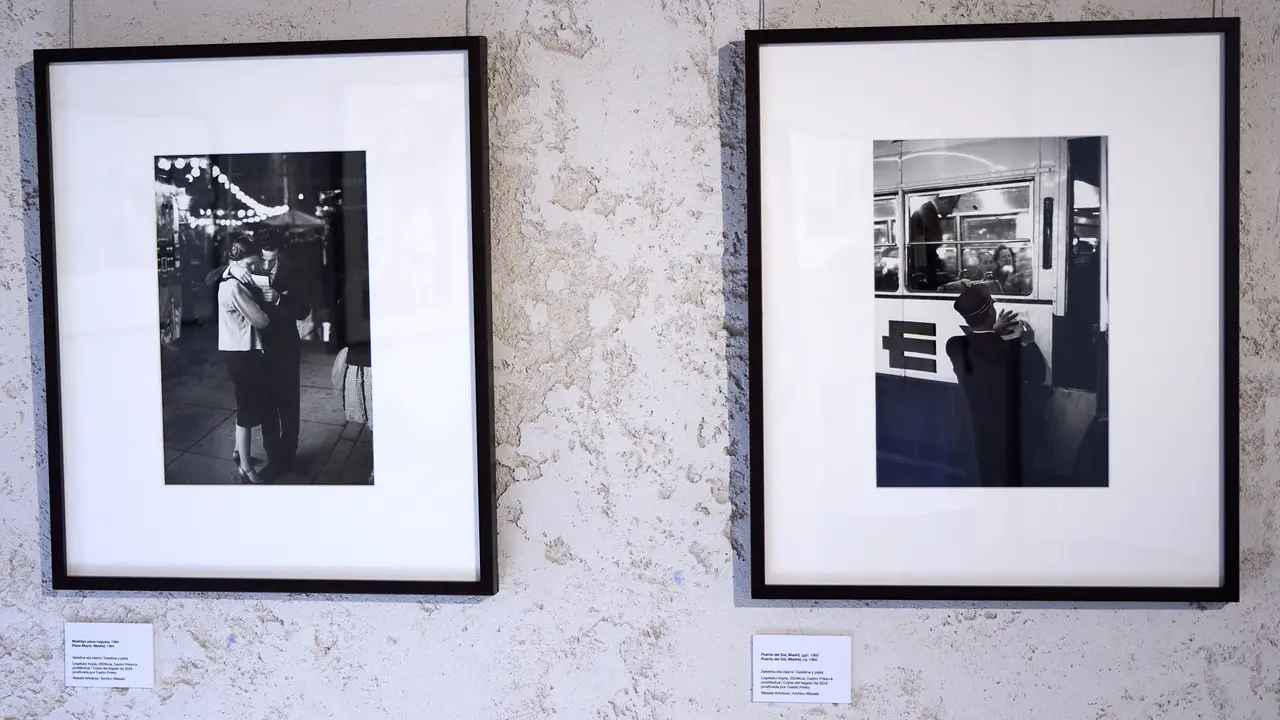 Presentación de la exposición 'Ramón Masats. El fotógrafo silencioso' en el Palacio del Condestable de Pamplona. IÑIGO ALZUGARAY