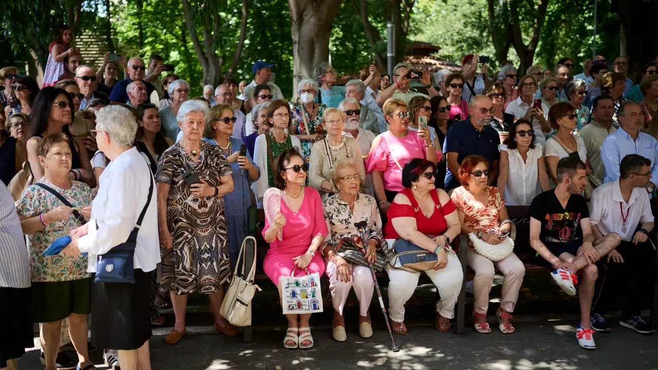 Procesión del Corpus Christi 2025 por las calles de Pamplona. PABLO LASAOSA