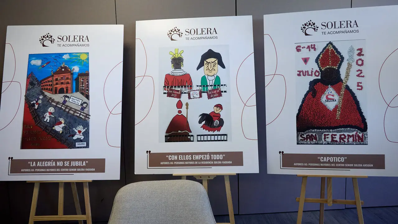 Gran final del Concurso de Carteles de San Fermín de Solera. IÑIGO ALZUGARAY