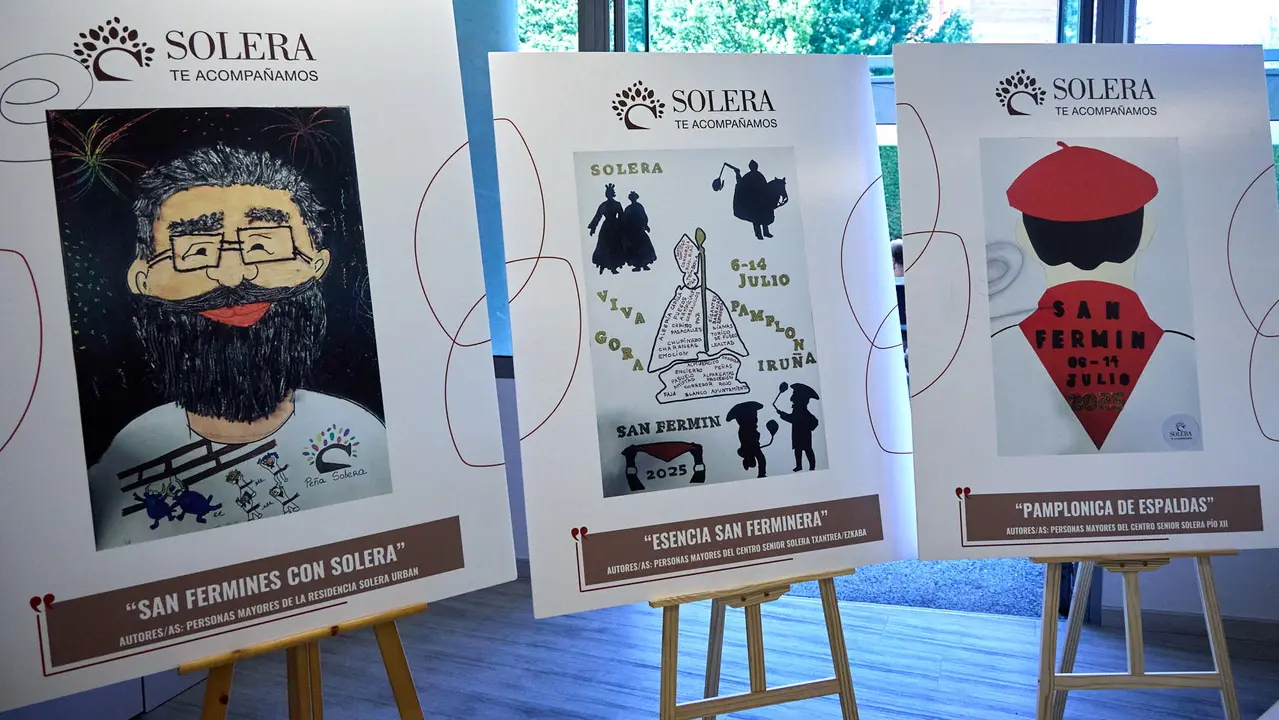 Gran final del Concurso de Carteles de San Fermín de Solera. IÑIGO ALZUGARAY