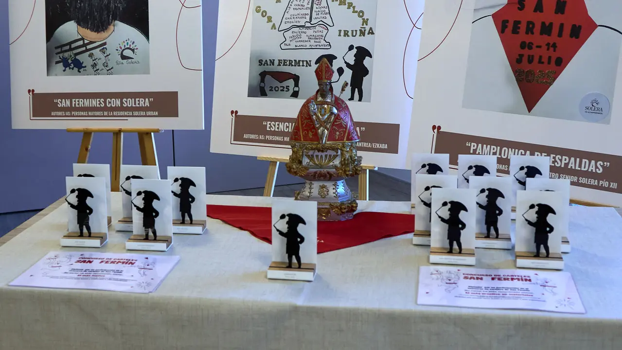 Gran final del Concurso de Carteles de San Fermín de Solera. IÑIGO ALZUGARAY