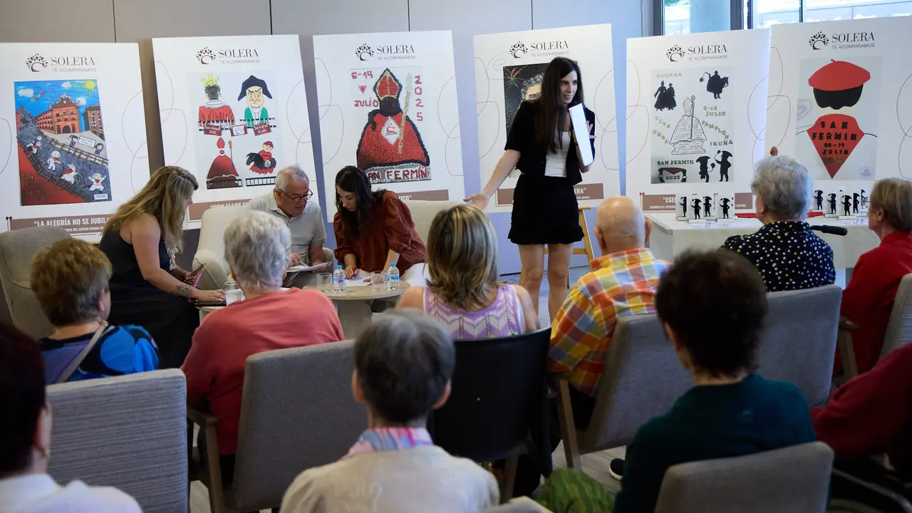 Gran final del Concurso de Carteles de San Fermín de Solera. IÑIGO ALZUGARAY