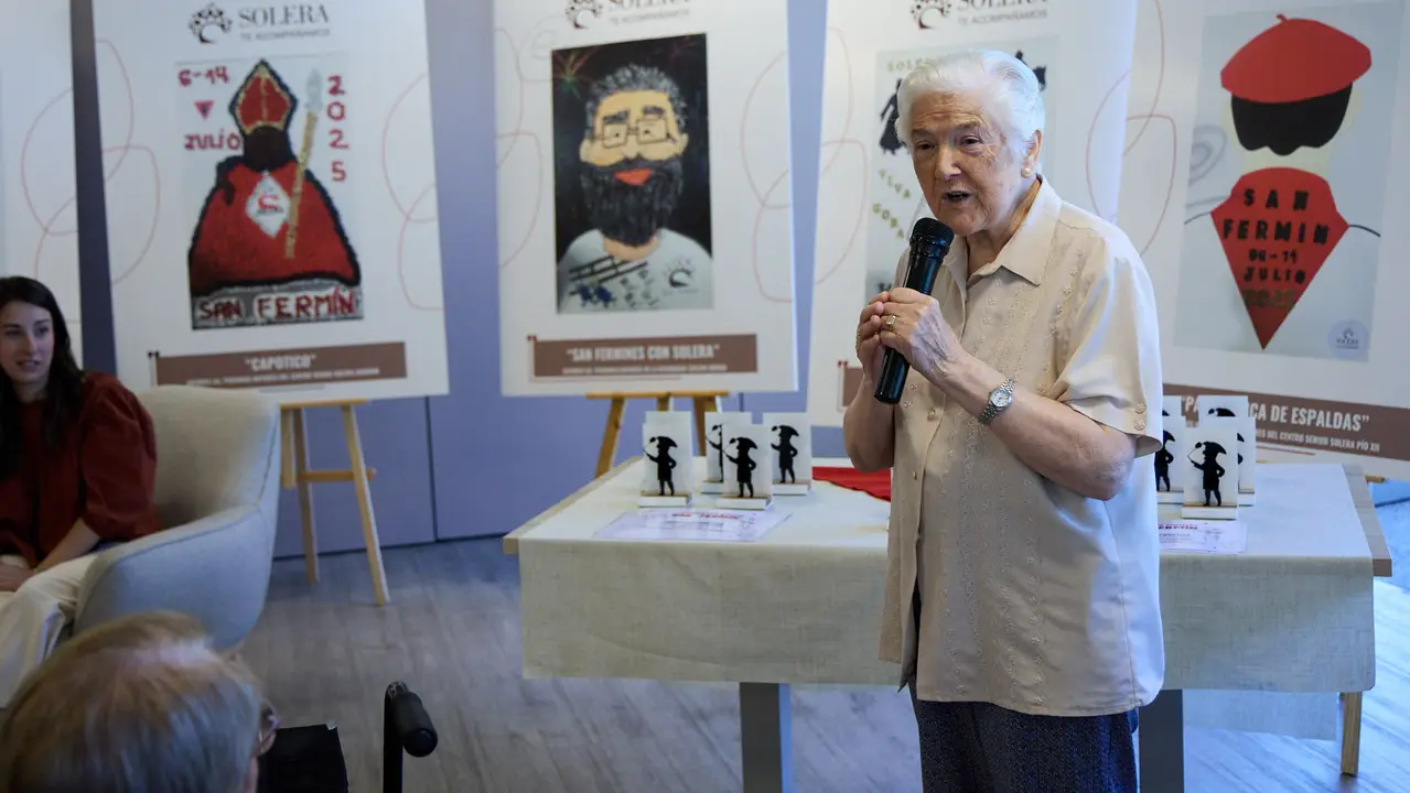 Gran final del Concurso de Carteles de San Fermín de Solera. IÑIGO ALZUGARAY