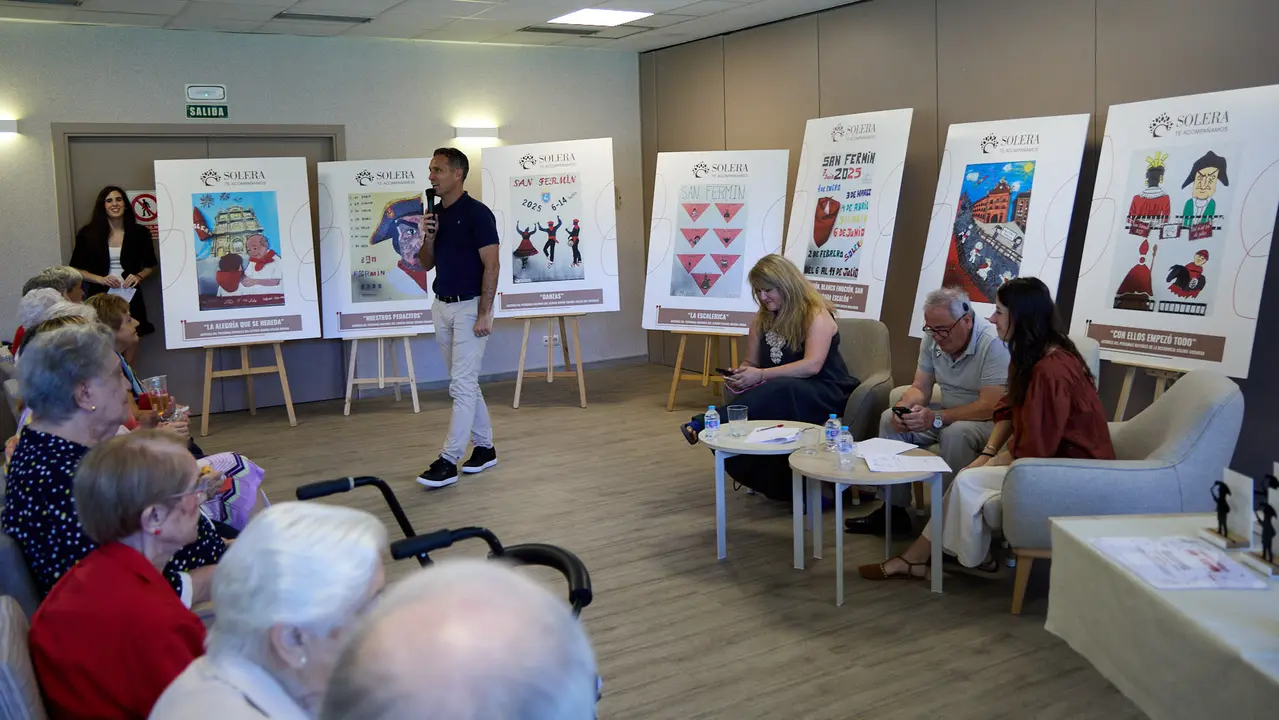 Gran final del Concurso de Carteles de San Fermín de Solera. IÑIGO ALZUGARAY