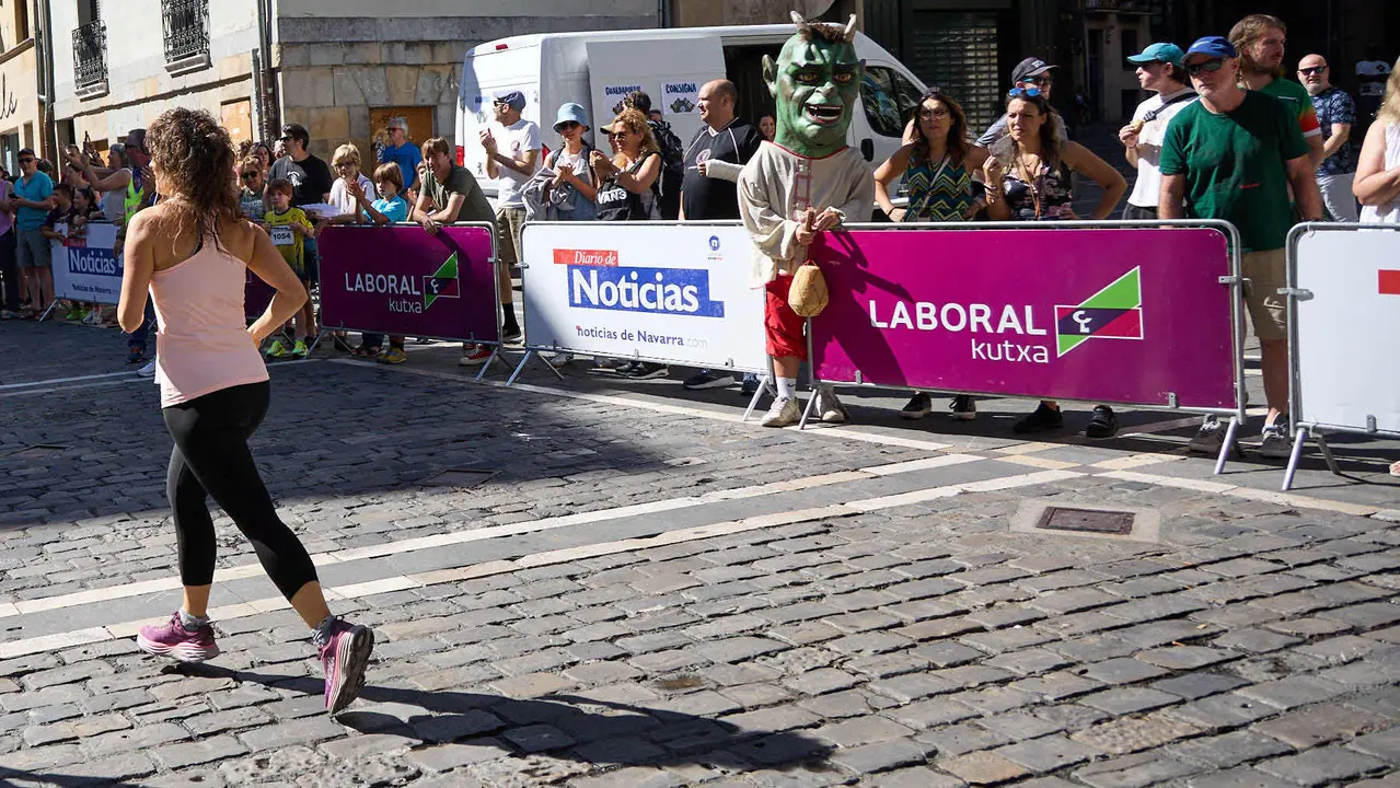 40º edición de la Carrera del Encierro organizada por la peña La Jarana en Pamplona. IÑIGO ALZUGARAY