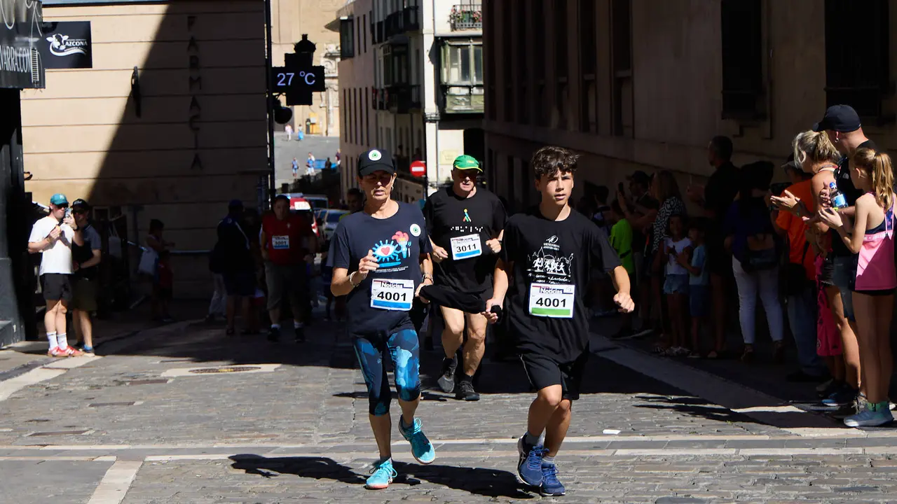 40º edición de la Carrera del Encierro organizada por la peña La Jarana en Pamplona. IÑIGO ALZUGARAY