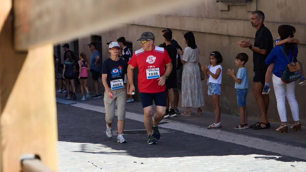 40º edición de la Carrera del Encierro organizada por la peña La Jarana en Pamplona. IÑIGO ALZUGARAY