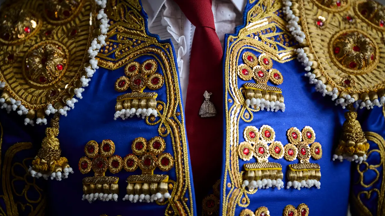 Novillada de Pincha durante las fiestas de San Fermín 2025 para los novilleros Aarón Palacio, El Mene y Bruno Martínez. PABLO LASAOSA