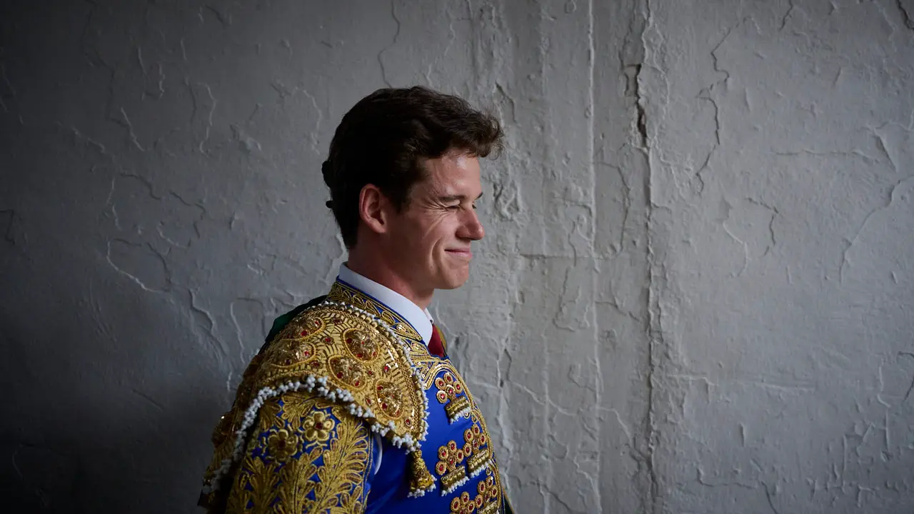 Novillada de Pincha durante las fiestas de San Fermín 2025 para los novilleros Aarón Palacio, El Mene y Bruno Martínez. PABLO LASAOSA