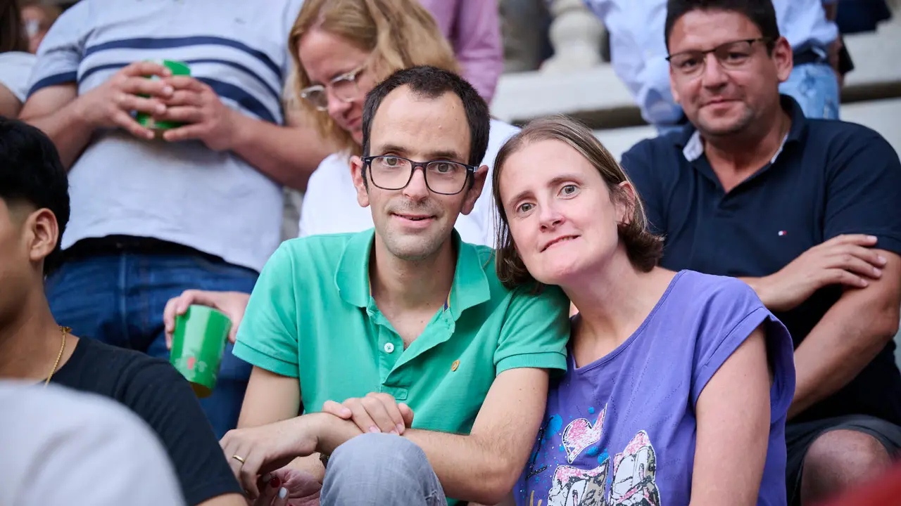 Novillada de Pincha durante las fiestas de San Fermín 2025 para los novilleros Aarón Palacio, El Mene y Bruno Martínez. PABLO LASAOSA