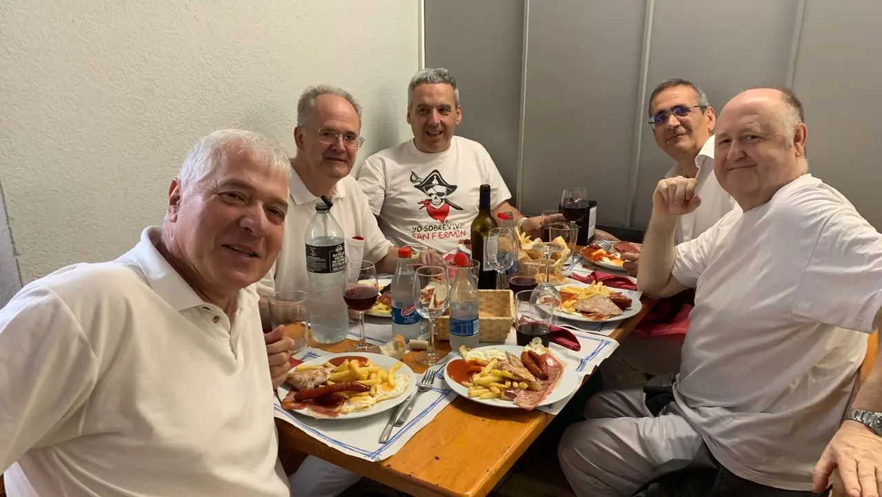 Almuerzos de San Fermín. REDACCION