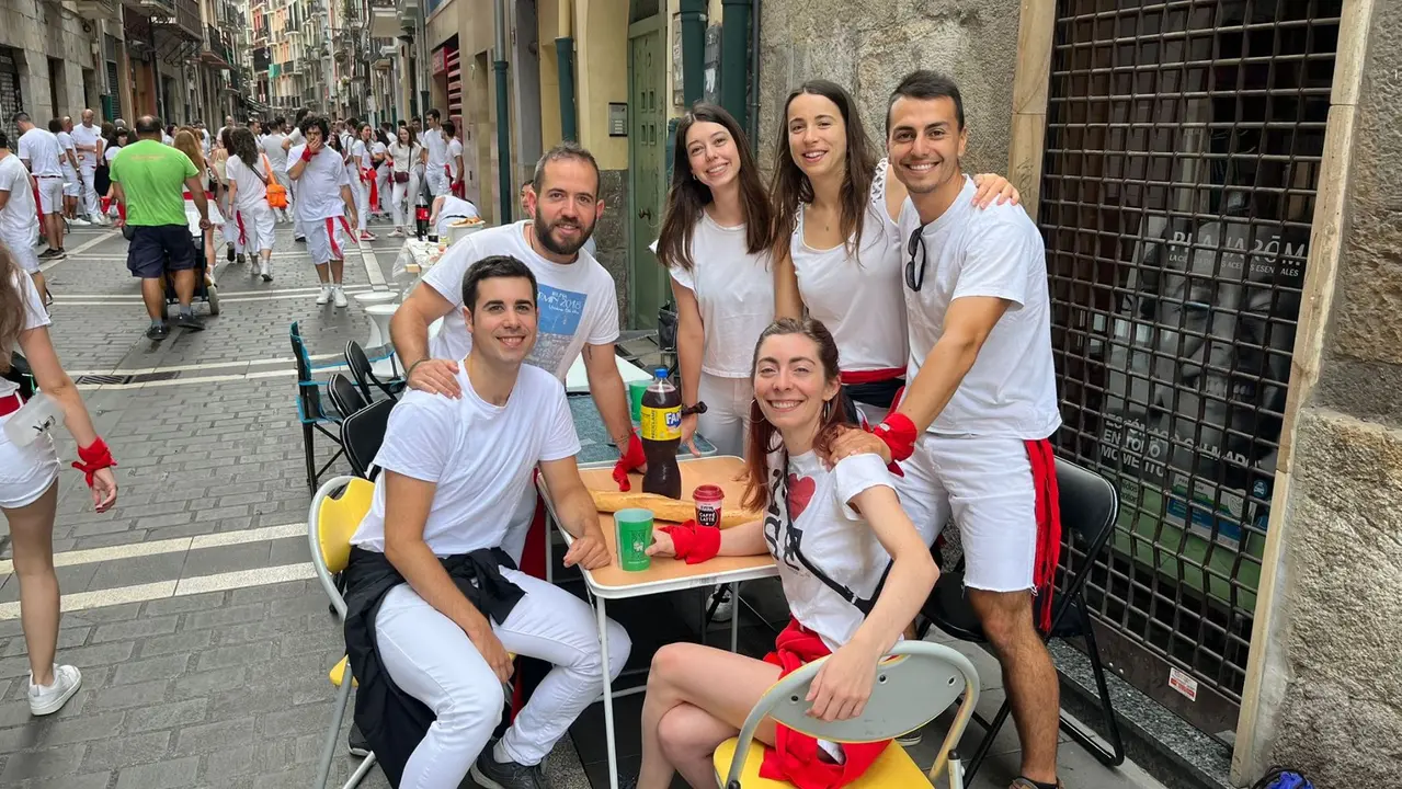 Almuerzos de San Fermín. REDACCION