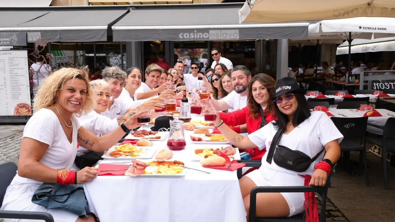 Almuerzos de San Fermín. REDACCION