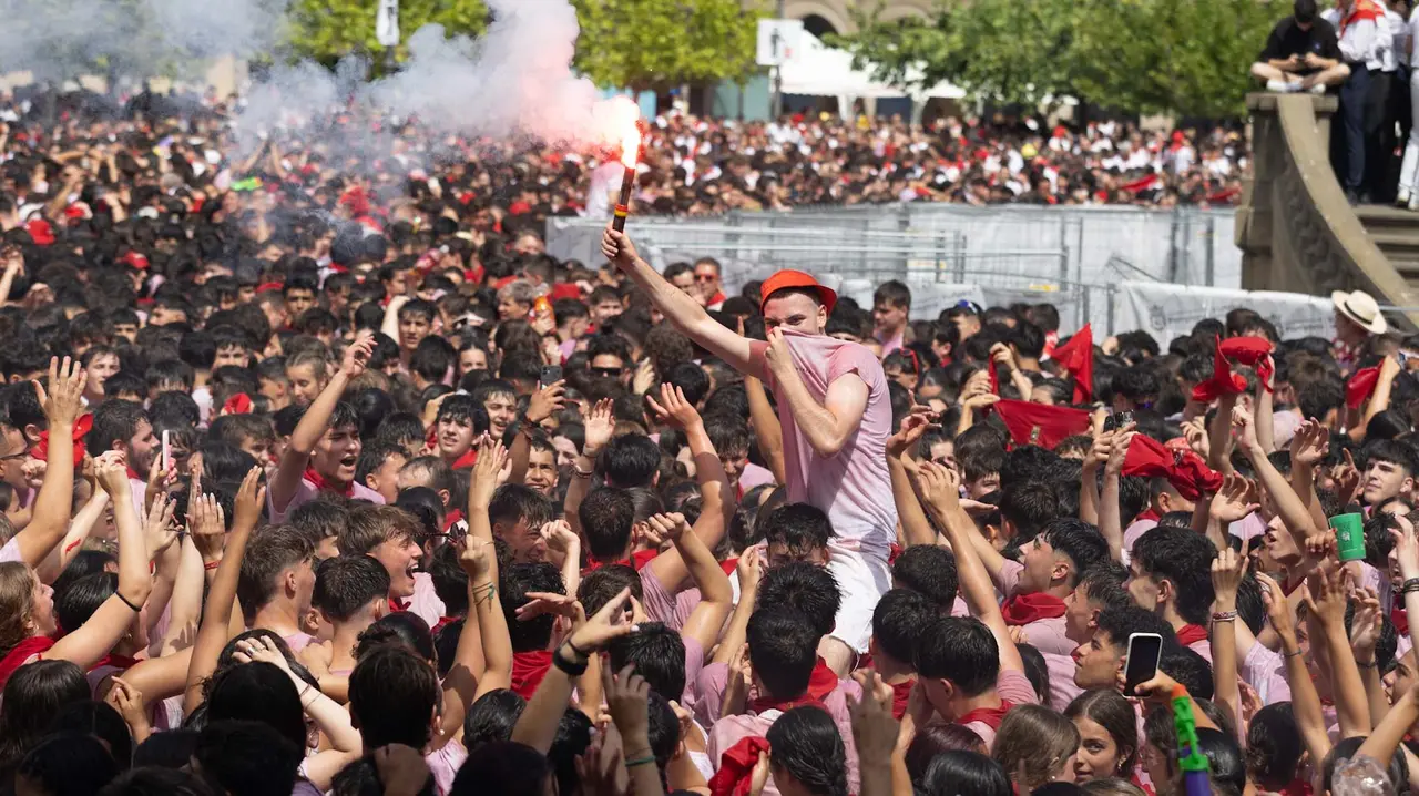 Chupinazo 2025 desde la Plaza del Castillo 2025. Maite H.Mateo-08
