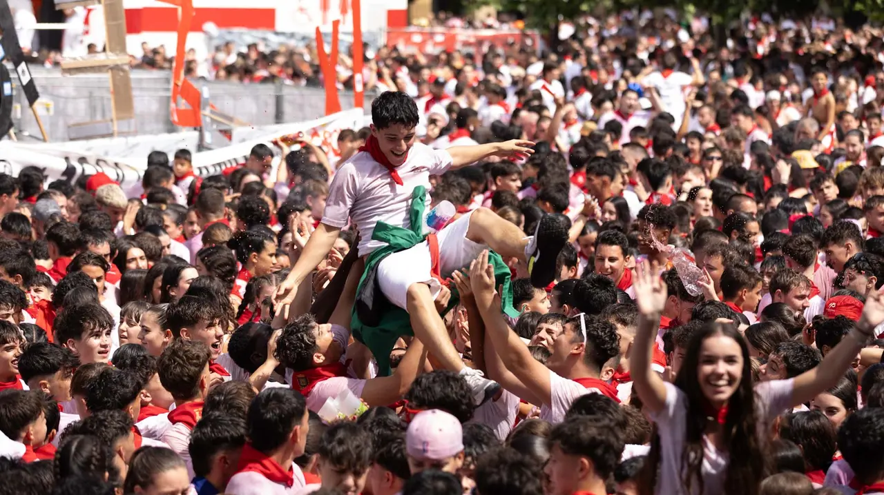 Chupinazo 2025 desde la Plaza del Castillo 2025. Maite H.Mateo-02