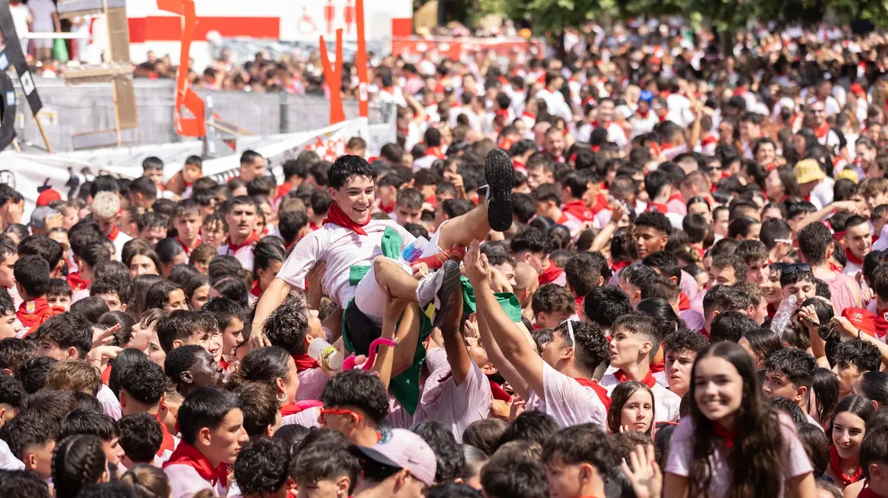 Chupinazo 2025 desde la Plaza del Castillo 2025. Maite H.Mateo-03