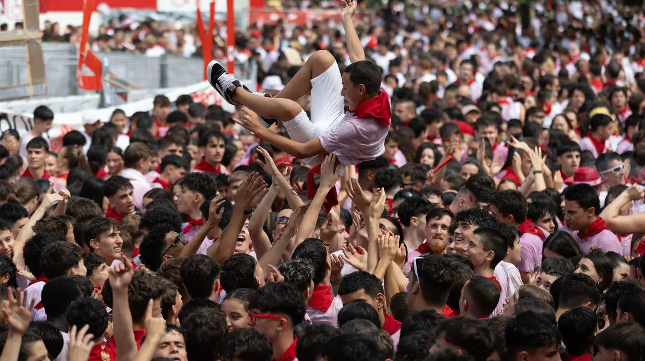 Chupinazo 2025 desde la Plaza del Castillo 2025. Maite H.Mateo-04