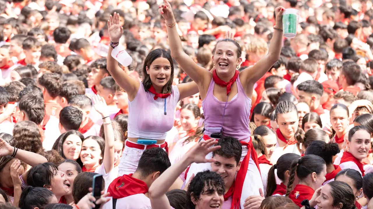 Chupinazo 2025 desde la Plaza del Castillo 2025. Maite H.Mateo-05