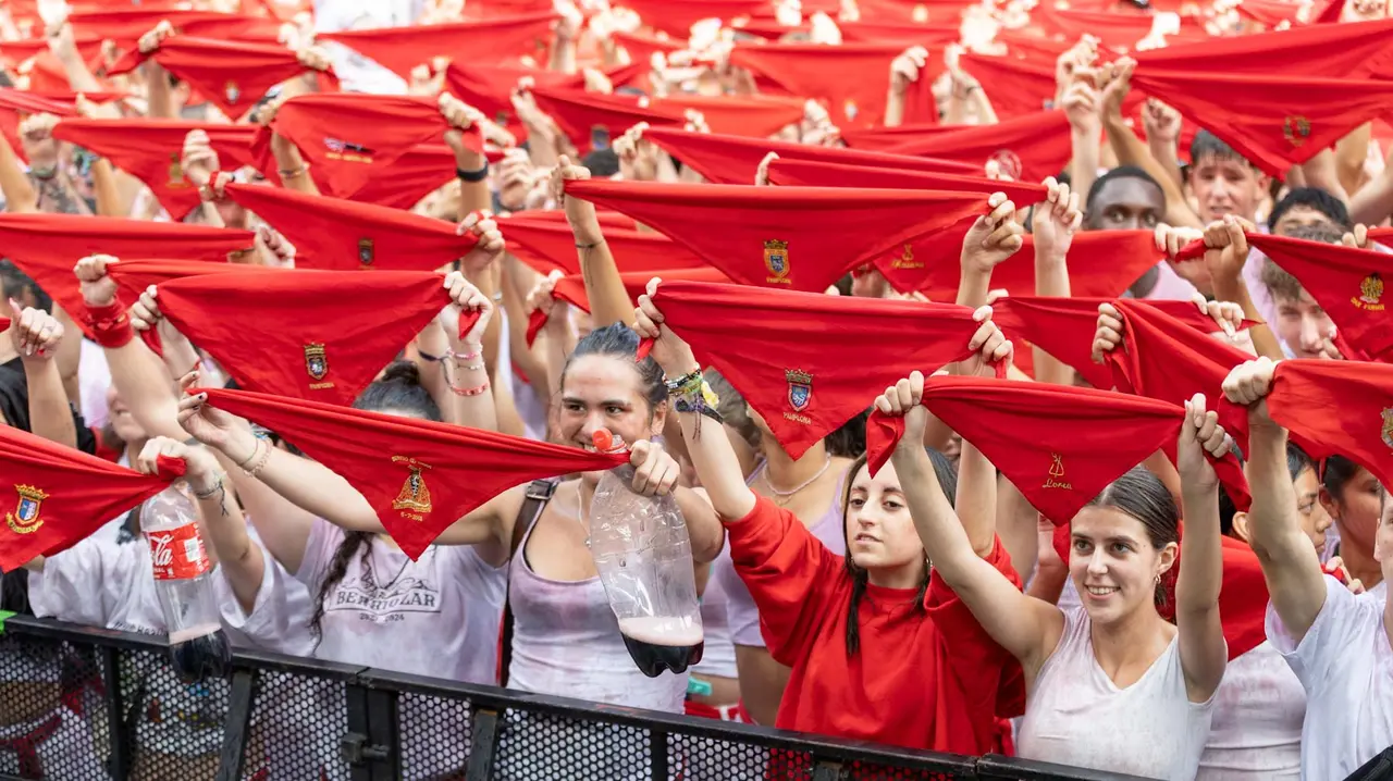 Chupinazo 2025 desde la Plaza del Castillo 2025. Maite H.Mateo-19