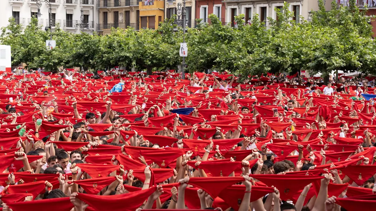 Chupinazo 2025 desde la Plaza del Castillo 2025. Maite H.Mateo-27