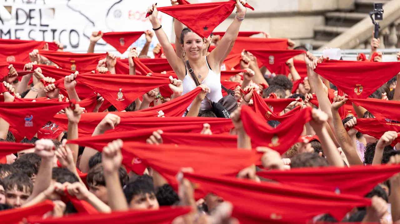 Chupinazo 2025 desde la Plaza del Castillo 2025. Maite H.Mateo-28