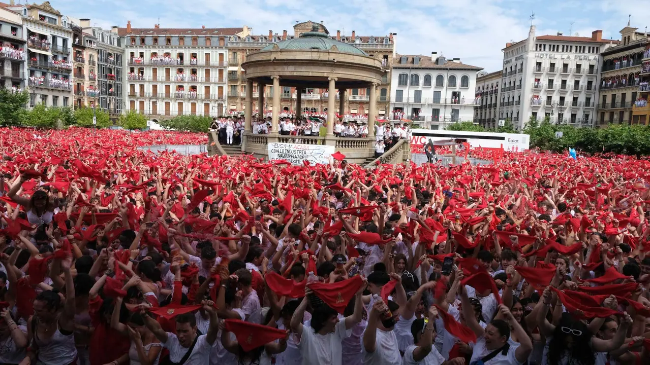 Chupinazo 2025 desde la Plaza del Castillo 2025. Maite H.Mateo-48