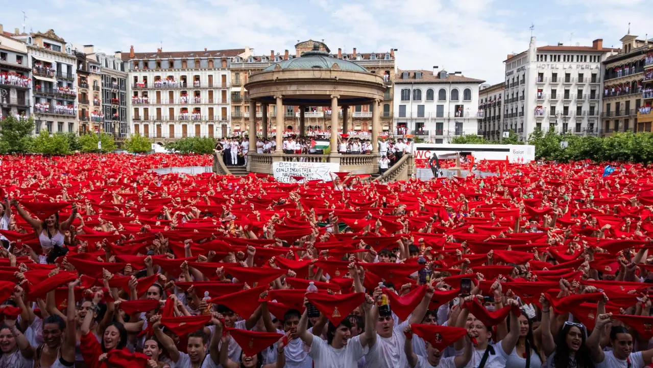 Chupinazo 2025 desde la Plaza del Castillo 2025. Maite H.Mateo-49