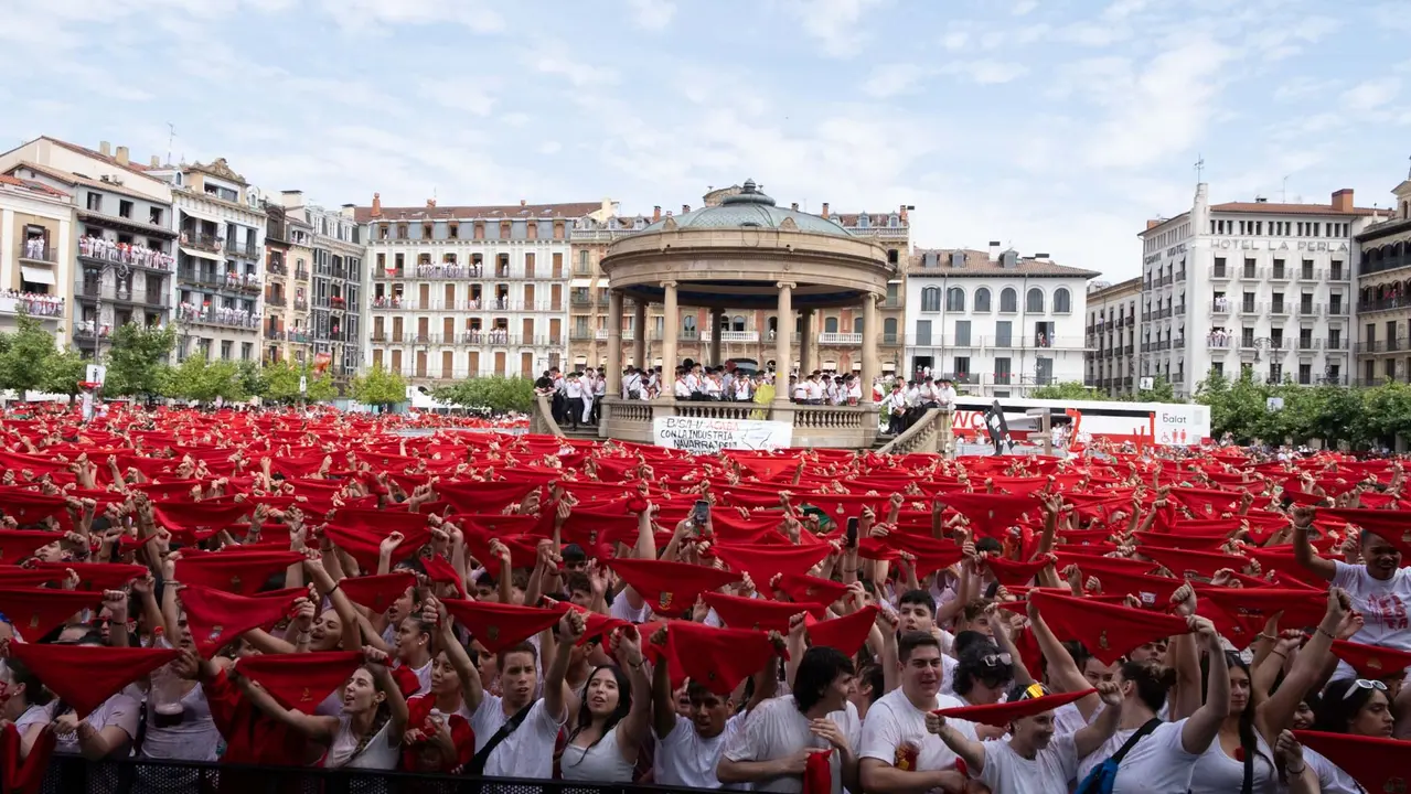 Chupinazo 2025 desde la Plaza del Castillo 2025. Maite H.Mateo-50
