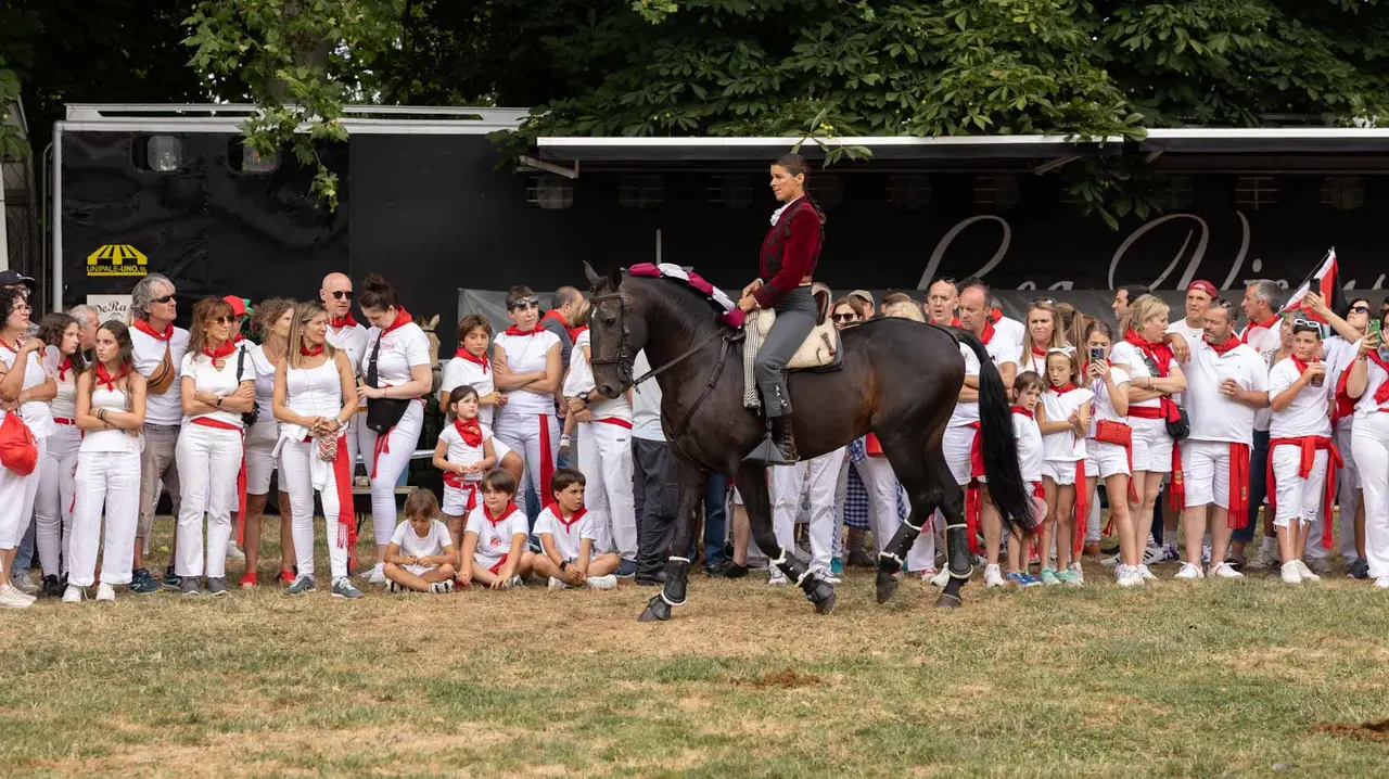 Corrida de Rejones en la Feria del Toro de San Fermín 2025. Maite H. Mateo.-01