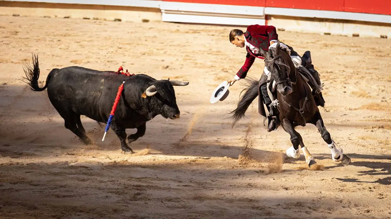 Corrida de Rejones en la Feria del Toro de San Fermín 2025. Maite H. Mateo.-20