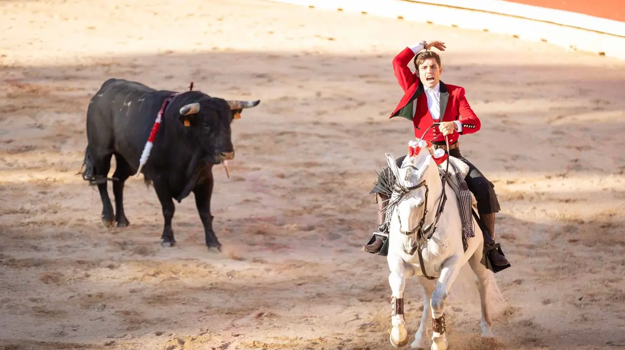 Corrida de Rejones en la Feria del Toro de San Fermín 2025. Maite H. Mateo.-27