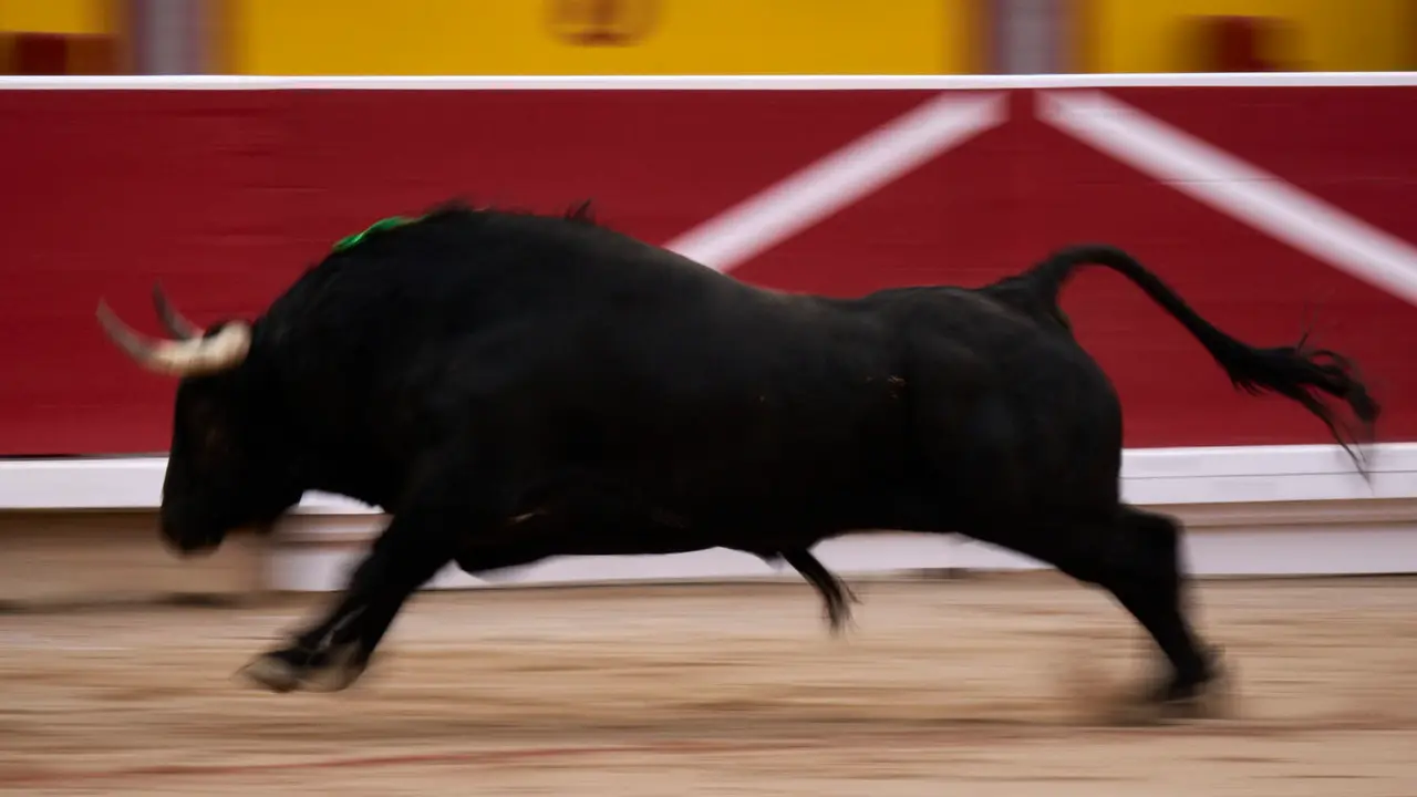 Primera corrida de toros de San Fermín 2025 con toros de Fuente Ymbro para Miguel Ángel Perera, Talavante y Daniel Luque. PABLO LASAOSA
