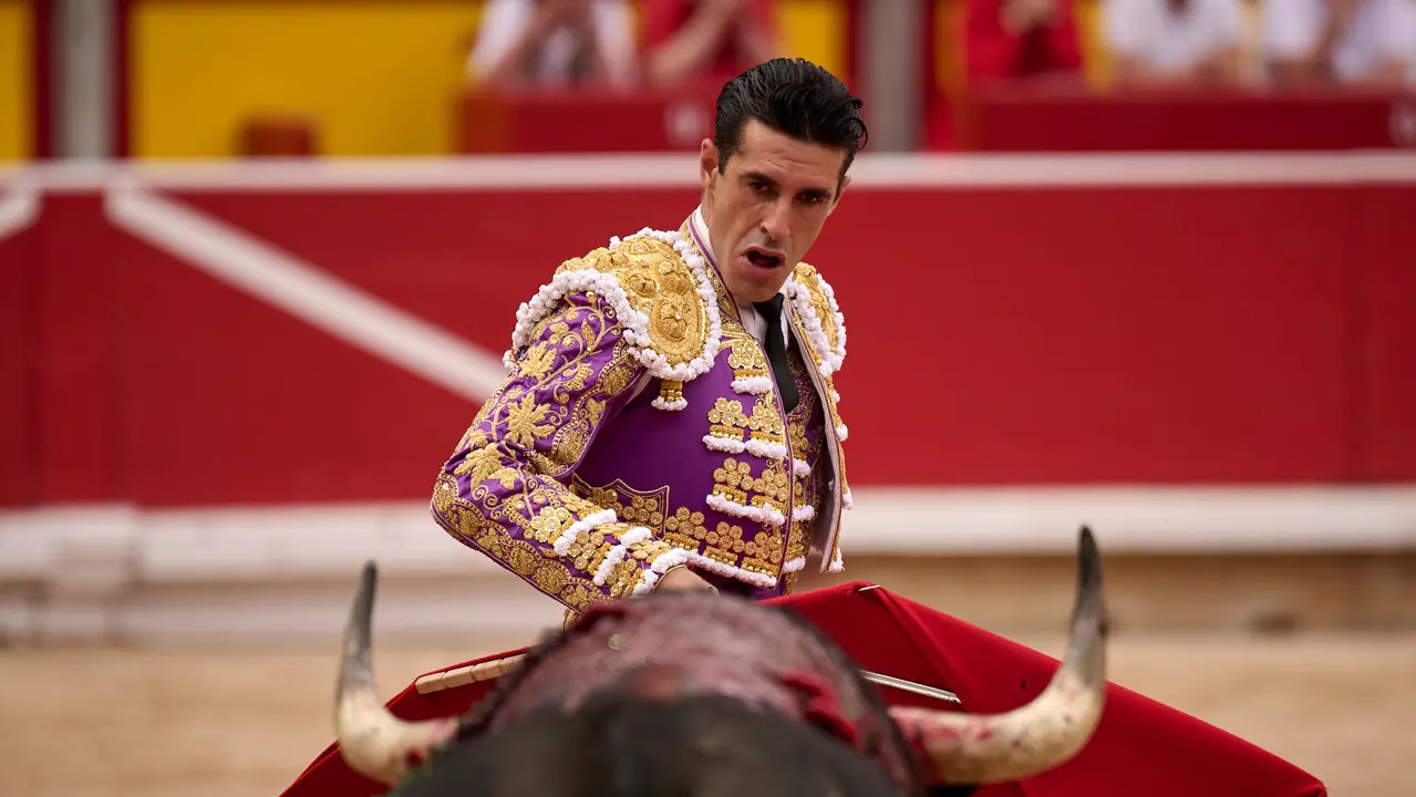 Primera corrida de toros de San Fermín 2025 con toros de Fuente Ymbro para Miguel Ángel Perera, Talavante y Daniel Luque. PABLO LASAOSA