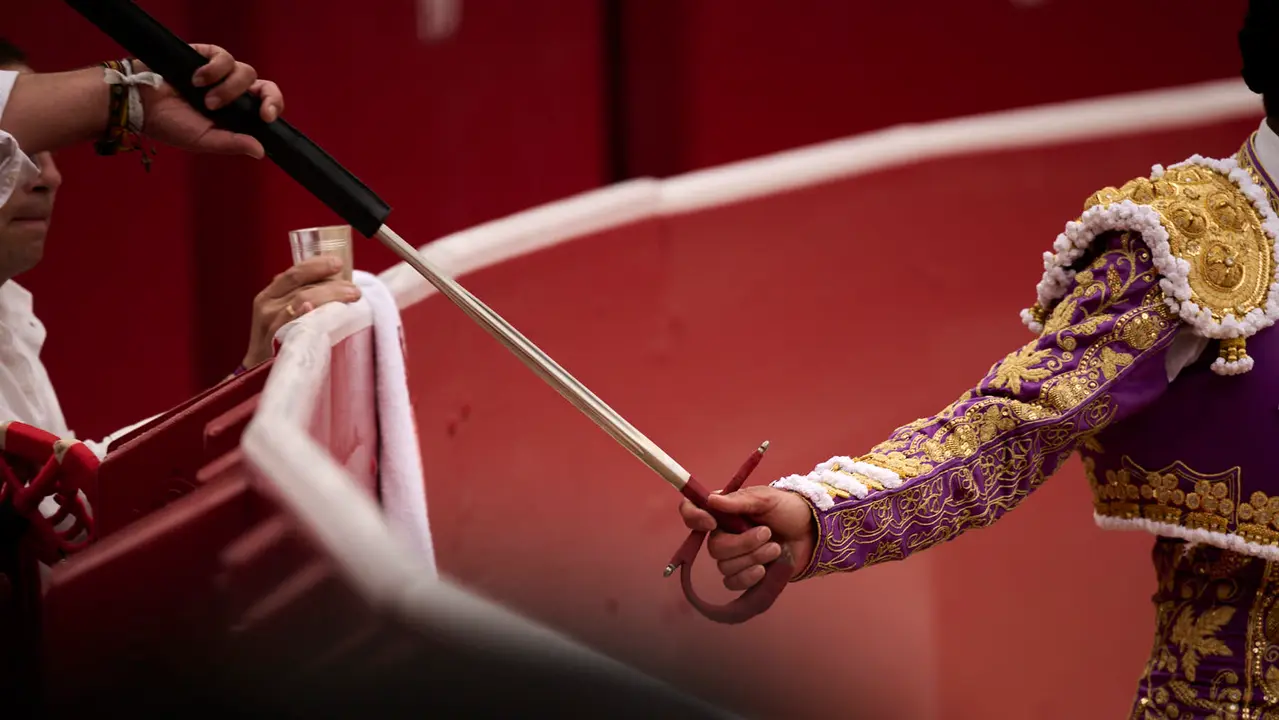 Primera corrida de toros de San Fermín 2025 con toros de Fuente Ymbro para Miguel Ángel Perera, Talavante y Daniel Luque. PABLO LASAOSA