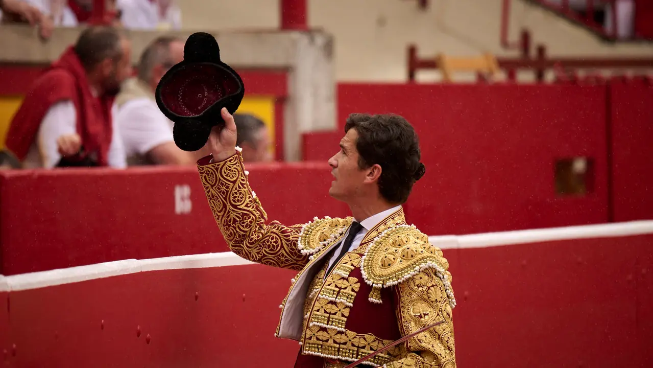 Primera corrida de toros de San Fermín 2025 con toros de Fuente Ymbro para Miguel Ángel Perera, Talavante y Daniel Luque. PABLO LASAOSA