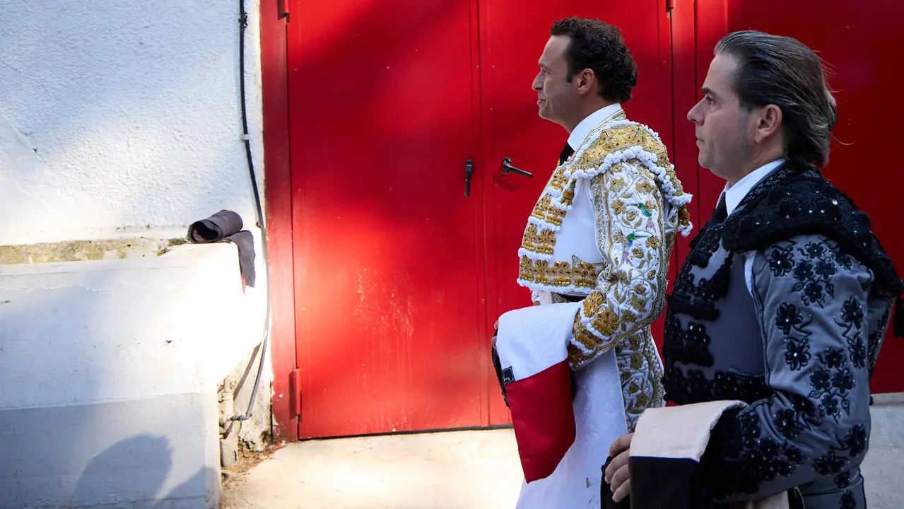 Segunda corrida de la Feria del Toro de San Fermín 2025 con toros de Cebada Gago para Antonio Ferrera, Pepe Moral y Román. IÑIGO ALZUGARAY