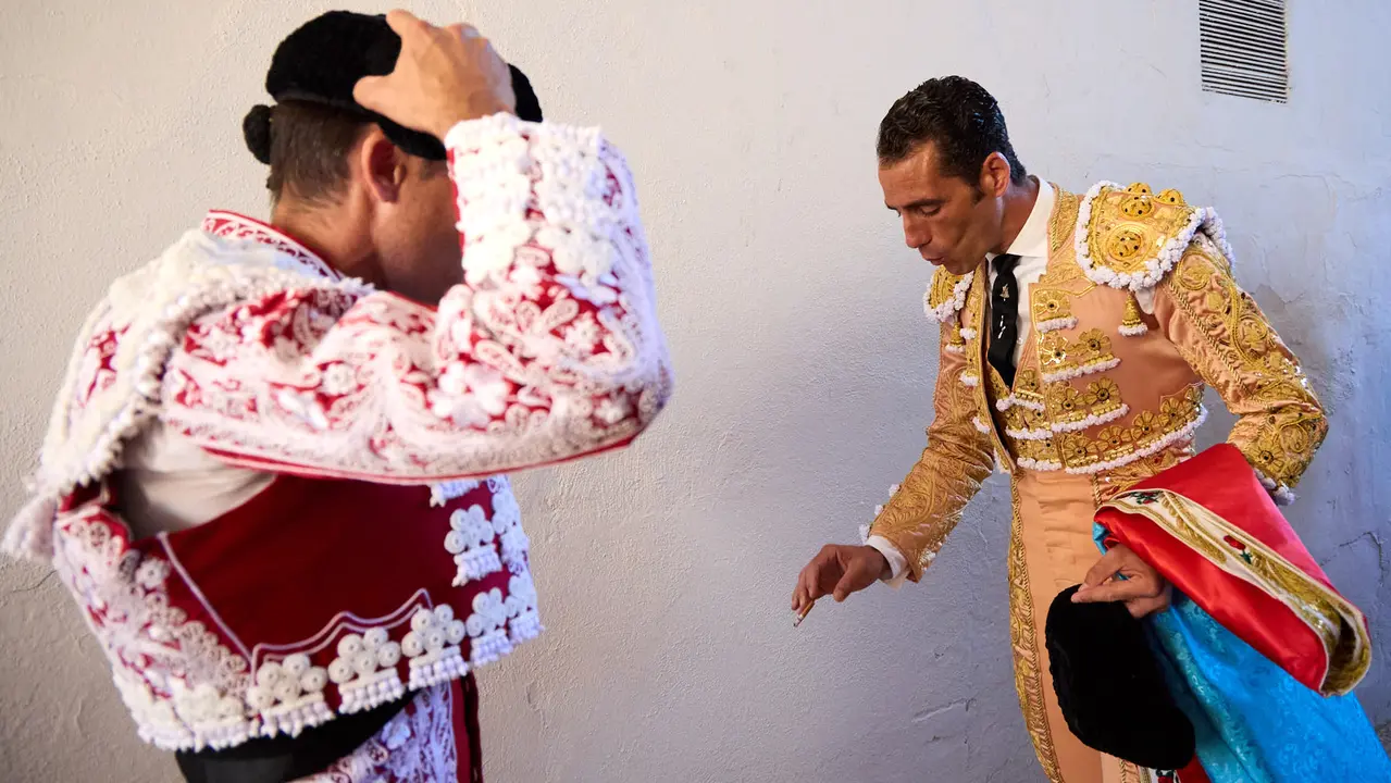 Segunda corrida de la Feria del Toro de San Fermín 2025 con toros de Cebada Gago para Antonio Ferrera, Pepe Moral y Román. IÑIGO ALZUGARAY