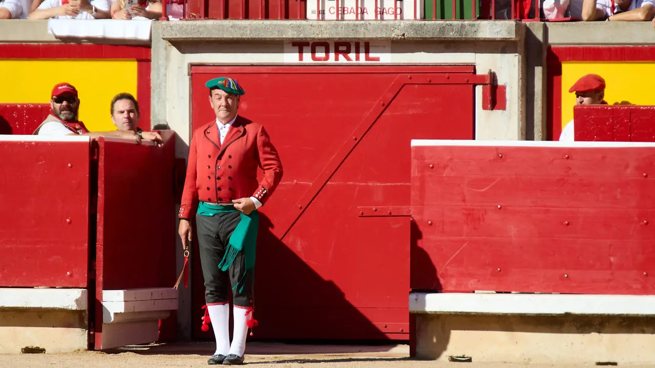 Segunda corrida de la Feria del Toro de San Fermín 2025 con toros de Cebada Gago para Antonio Ferrera, Pepe Moral y Román. IÑIGO ALZUGARAY
