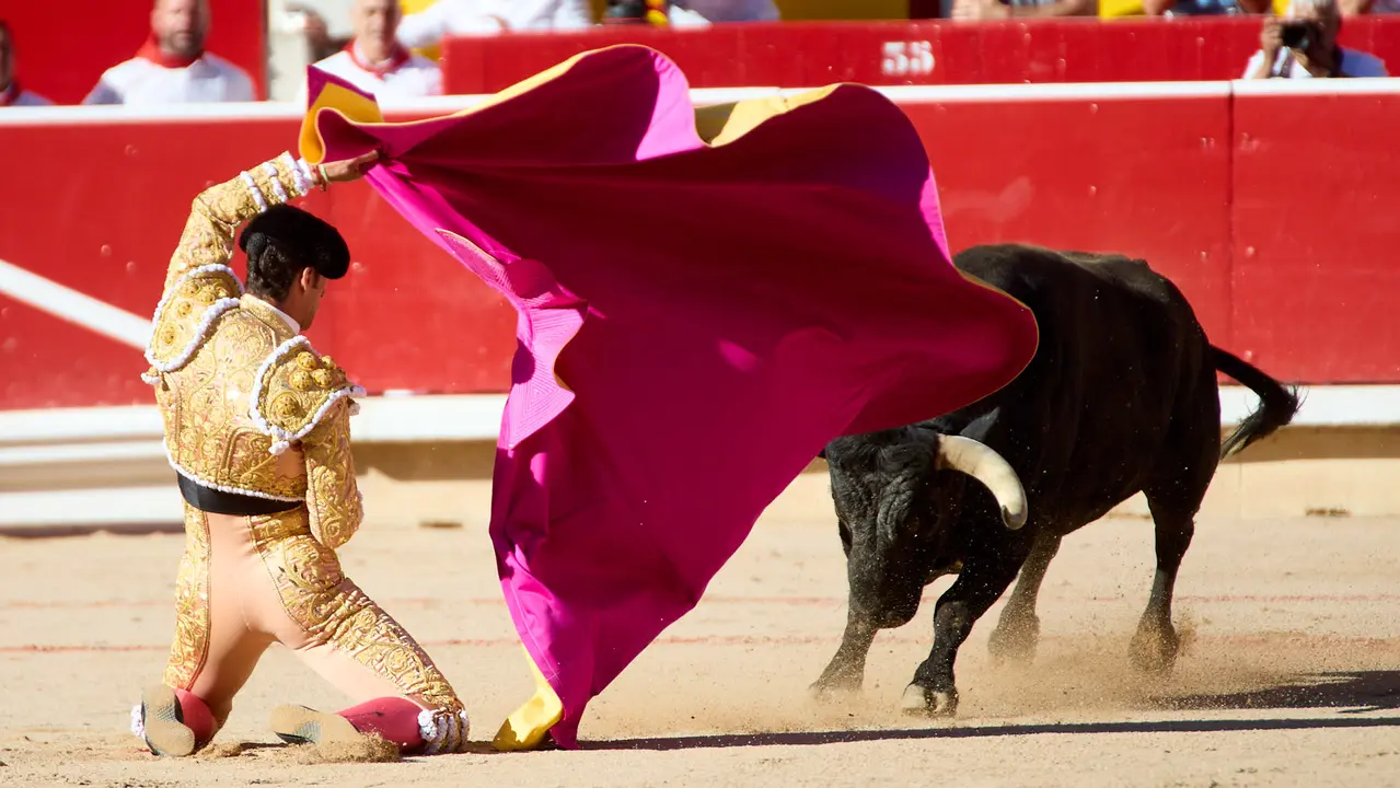 Segunda corrida de la Feria del Toro de San Fermín 2025 con toros de Cebada Gago para Antonio Ferrera, Pepe Moral y Román. IÑIGO ALZUGARAY