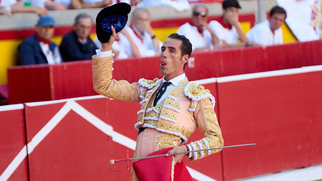 Segunda corrida de la Feria del Toro de San Fermín 2025 con toros de Cebada Gago para Antonio Ferrera, Pepe Moral y Román. IÑIGO ALZUGARAY