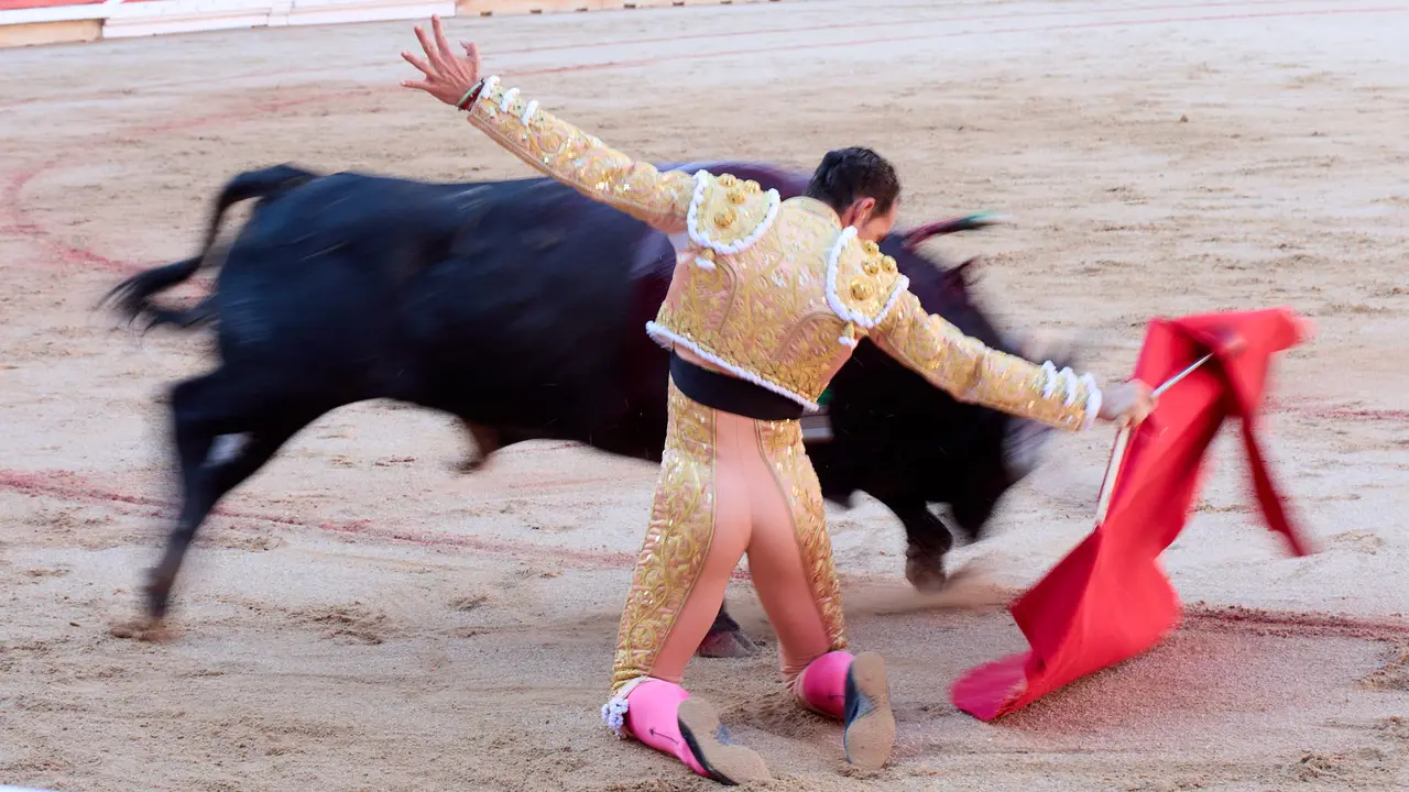 Segunda corrida de la Feria del Toro de San Fermín 2025 con toros de Cebada Gago para Antonio Ferrera, Pepe Moral y Román. IÑIGO ALZUGARAY